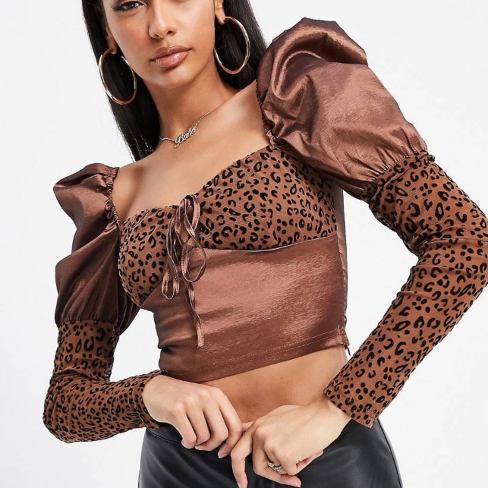Leopard Print Blouse